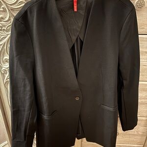 Spanx oversized black blazer NWOT 1x